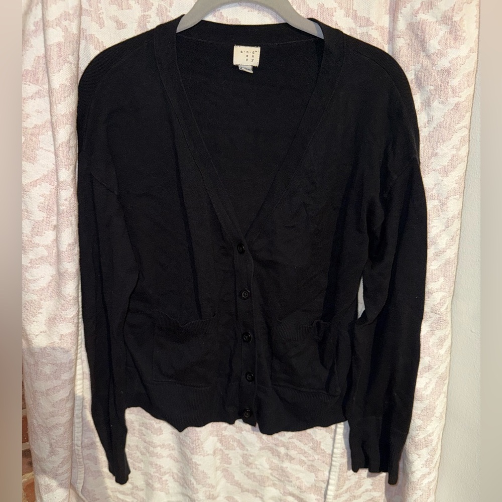 A New Day Black Cardigan